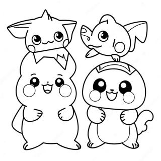 Cuki Pokemon Jelmezekben Szinezolap 84930 25994