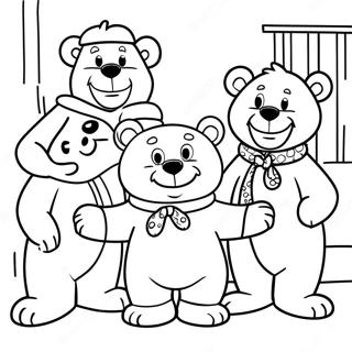 Berenstain Medvek Csaladi Szorakozasa Szinezolap 85033-26079