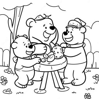 Berenstain Medvek Piknik Kalandja Szinezolap 85034-26083