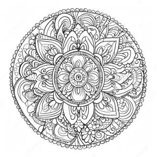 Bonyolult Mandala Felnott Szinezo Oldal 85416-26369