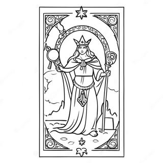 Fo Arkanum Tarot Kartya Szinezolap 86110-26913