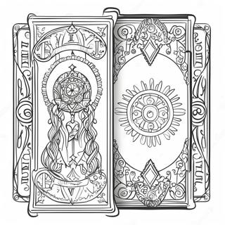 Reszletes Tarot Kartya Tervezes Szinezolap 86111-26917