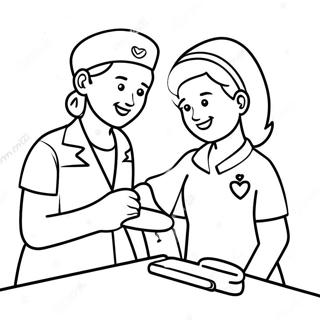 Baratsagos Nover Segit A Betegnek Szinezo Oldal 86211-26999