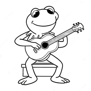 Kermit A Beka Gitarozik Szinezo Oldal 86285 27052