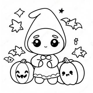 Halloween Kawaii Szinezolap 86748-27411