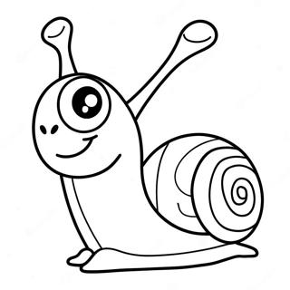 Vicces Csiga Nagy Szemekkel Szinezolap 86982-27607