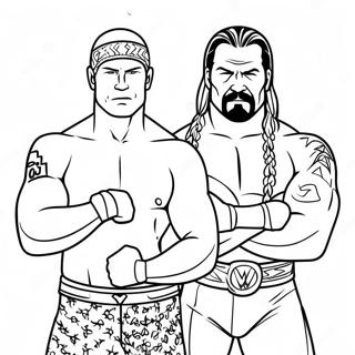 Wwe Tag Team Osszecsapas Szinezolap 87263 27817