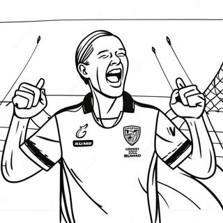 Haaland Gyozelmet Unnepel Szinezolap 87340-27875