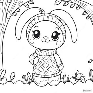 My Melody Kenyelmes Puloverben Szinezolap 8747-1375