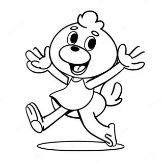 Boldog Chica Tancol Szinezolap 87647-28116