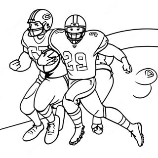 Dinamikus Superbowl 2024 Touchdown Szinezolap 87674 28139