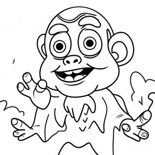 Remiszto Libabor Szorny Szinezolap 87850-28267