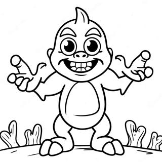 Remiszto Libabor Szorny Szinezolap 87850-28268