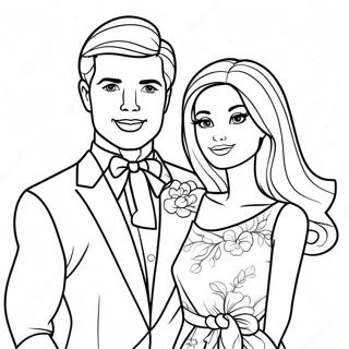 Divatos Barbie Es Ken Szinezo Oldal 87980-28546