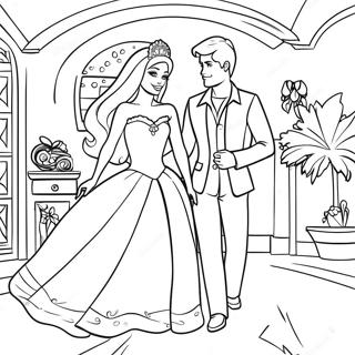 Barbie Es Ken Egy Varaszlatos Kalandban Szinezo Oldal 87981-28370