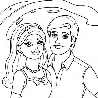 Barbie Es Ken Egy Varaszlatos Kalandban Szinezo Oldal 87981-28372