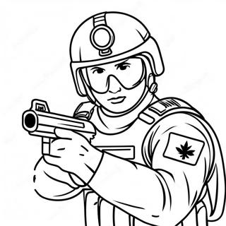 Swat Tiszt Akcioban Szinezo Oldal 88032-28588