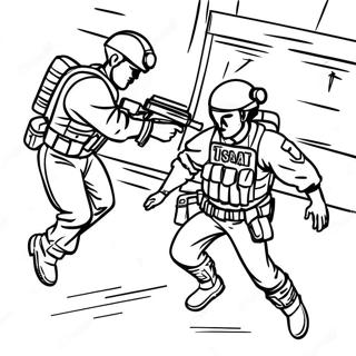 Swat Csapat Mentomisszio Szinezolap 88034-28595