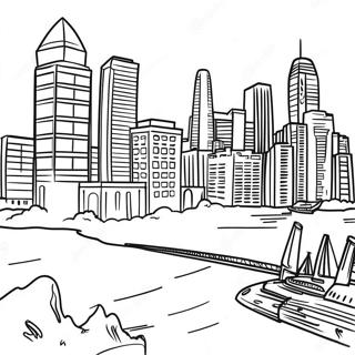 Csendes Oceani Varoskep Szinezolap 88264 28775