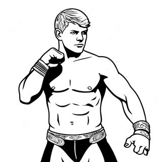 Cody Rhodes Szinezolap 88285-28780