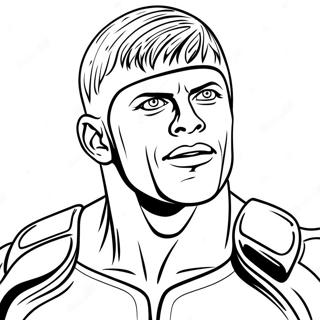 Cody Rhodes Akcioban Szinezolap 88286-28781