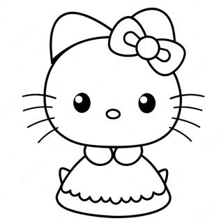 Hello Kitty Cuki Ruhaban Szinezolap 88392-28869