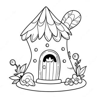 Varazslatos Tunderhaz Viragokkal Szinezolap 88906-29261