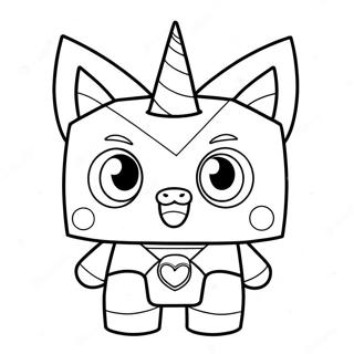 Boldog Unikitty Szinezolap 89369-29617