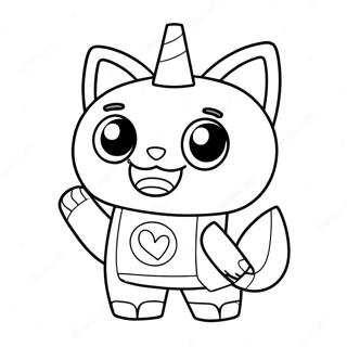 Boldog Unikitty Szinezolap 89369-29620