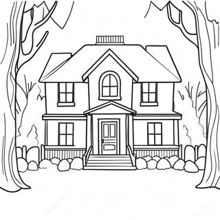 Egyedul Otthon Haz Szinezolap 89500-29725