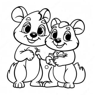 Chip Es Dale Szinezolap 89522-29733