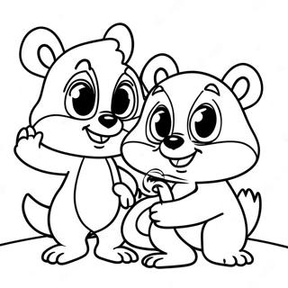 Chip Es Dale Egy Vidam Kalandban Szinezolap 89523-29738