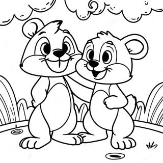 Chip Es Dale Egy Vidam Kalandban Szinezolap 89523-29739