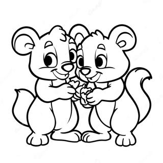 Chip Es Dale Diot Eszik Szinezolap 89526 29749