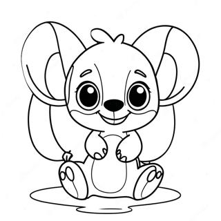 Boldog Stitch Lufikkal Szinezolap 89550 29764