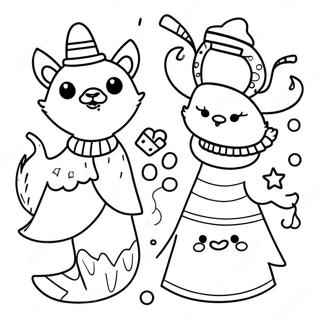 Unnepi Fiesta Allatok Szinezolap 89602-29803