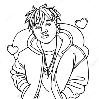 Juice Wrld Meno Oltozetben Szinezo Oldal 90145-30225