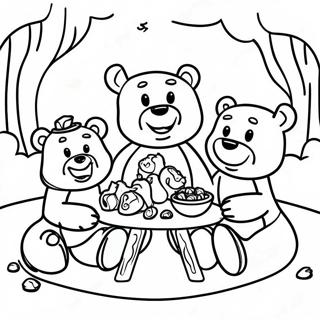 Zseles Medve Csaladi Piknik Szinezo 90301 30348