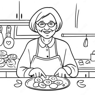 Boldog Nagymama Sutemenyeket Sut Szinezolap 90404 30423