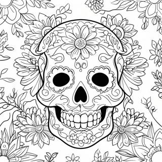 Szines Halottak Napja Koponya Szinezolap 90559-30544