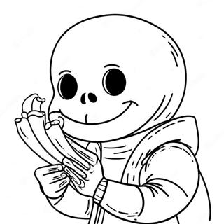 Sans Csont Tamadasokkal Szinezolap 90586-30567