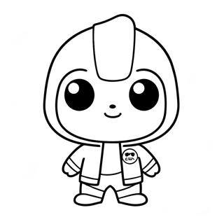 Chibi Sans Szinezolap 90587-30570