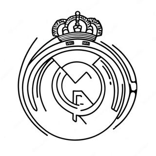 Real Madrid Logo Szinezolap 90814-30737