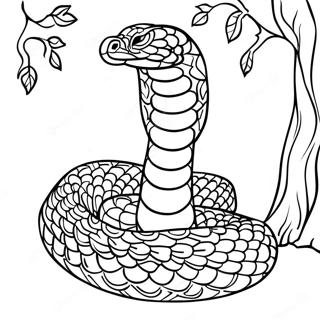 Kiraly Kobra Fanak Tekeredve Szinezo 91072-30947