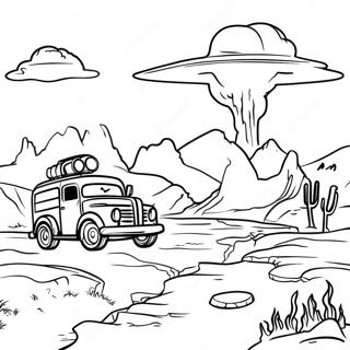 Fallout Sivatagi Jelenet Szinezo 91099-30969