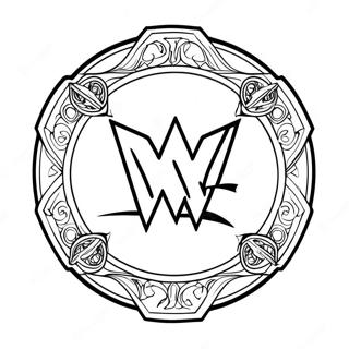 Wwe Logo Szinezo 91123 31049