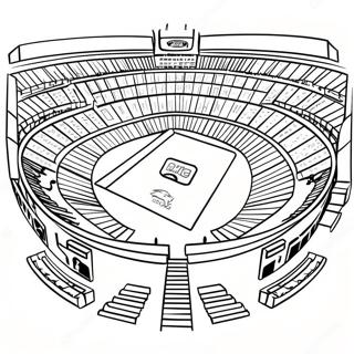 Super Bowl Stadion Jelenet Szinezolap 91459-31315