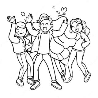 Vicces Tik Tok Tanclepesek Szinezolap 91610-31432