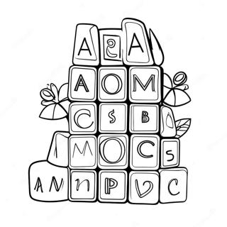 Szines Alphablocks Szinezo 91815 31600