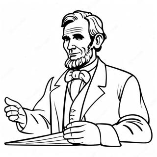 Abraham Lincoln Beszedet Mondo Szinezolap 92045-31780